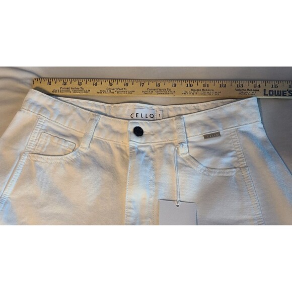 Cello The Barrel Jean White Sz 1 (S) Streetwear Trendy Modern Comfortable Chic - Picture 8 of 15